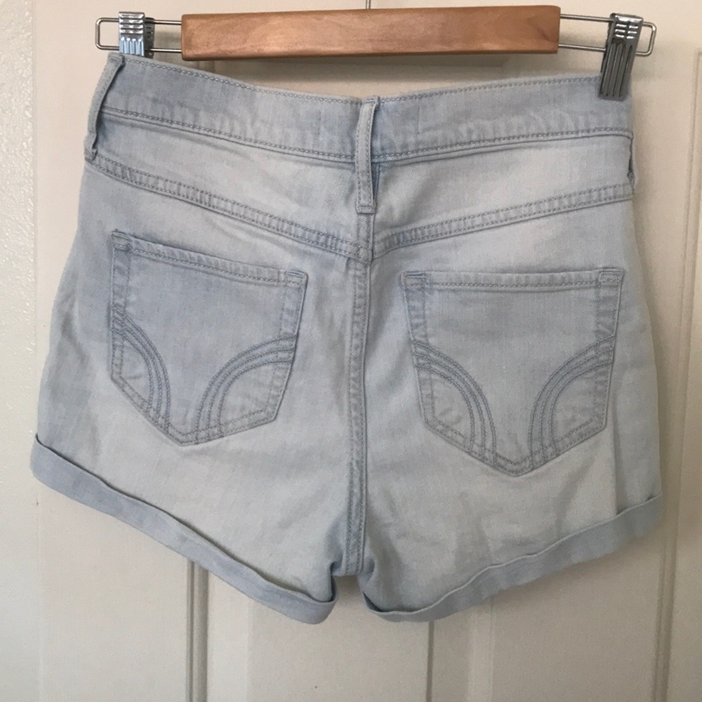 Hollister Light Blue Shorts - Picture 2 of 2